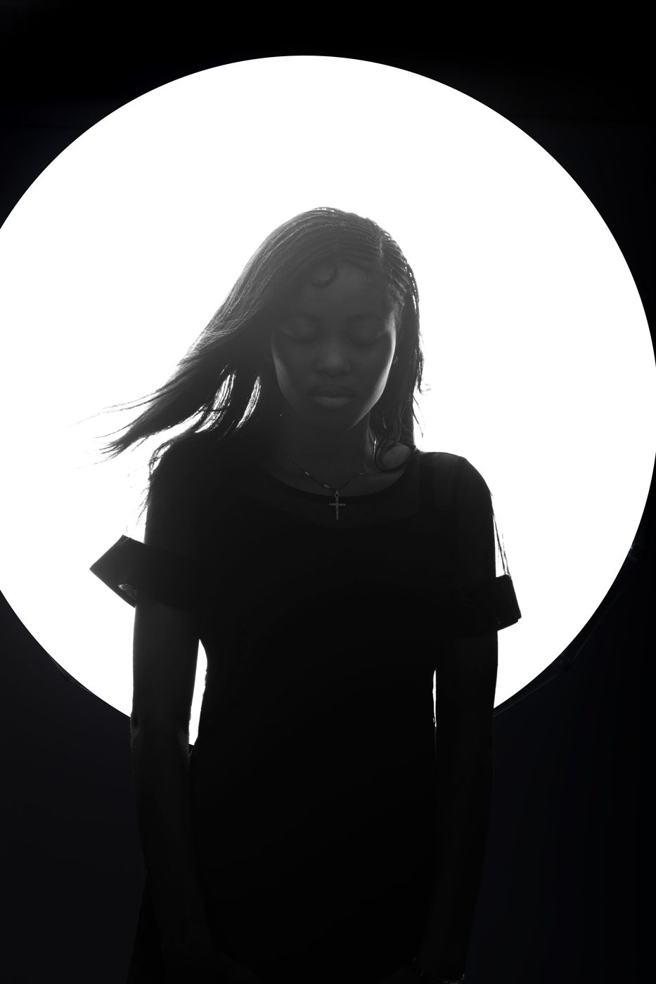 Silhouette portrait study two